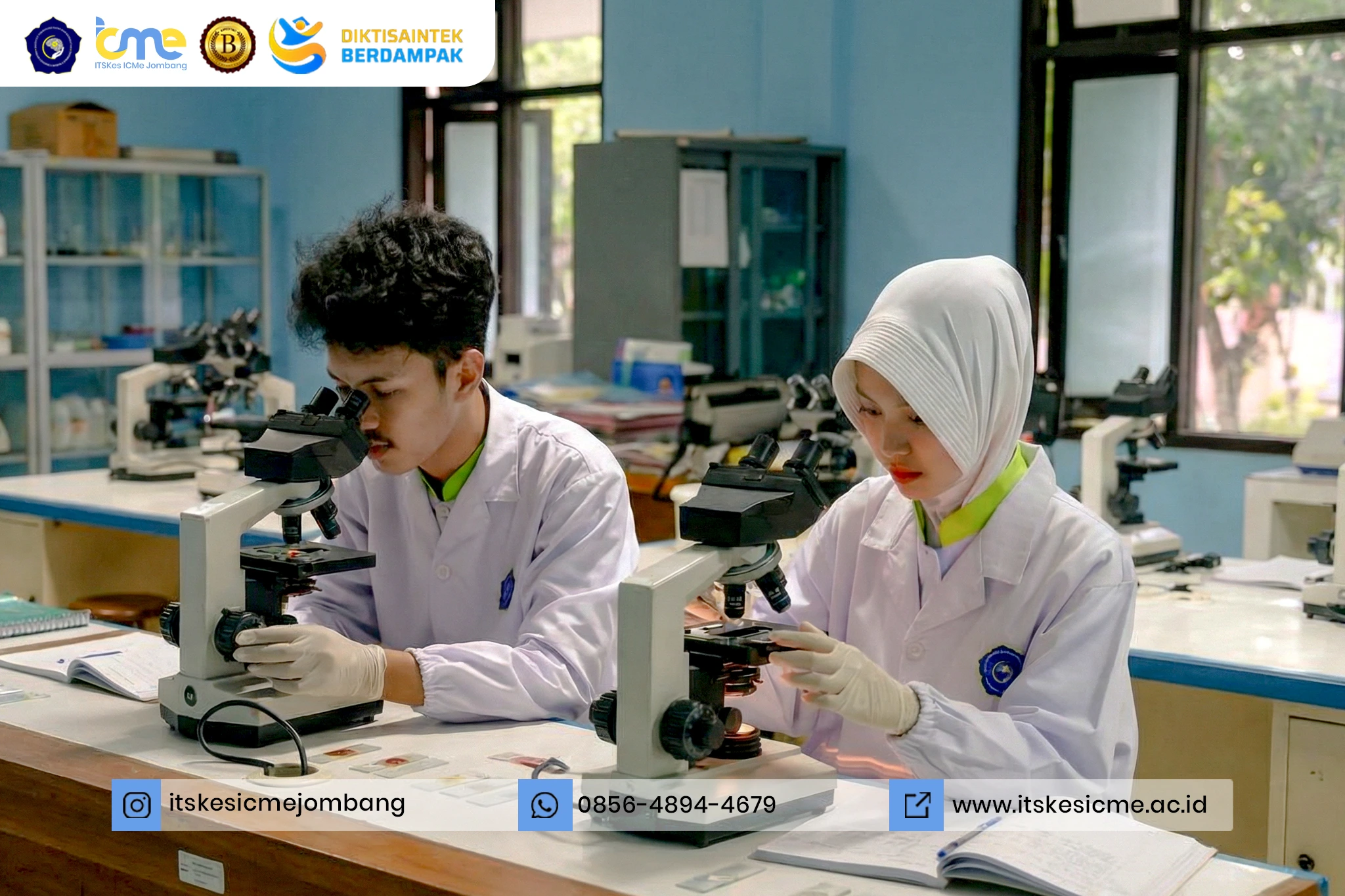 ITKes ICMe: Kuliah Favorit Jombang dengan 23 tahun pengalaman. Fasilitas lengkap, akreditasi B, dan lulusan yang kompeten di bidangnya.