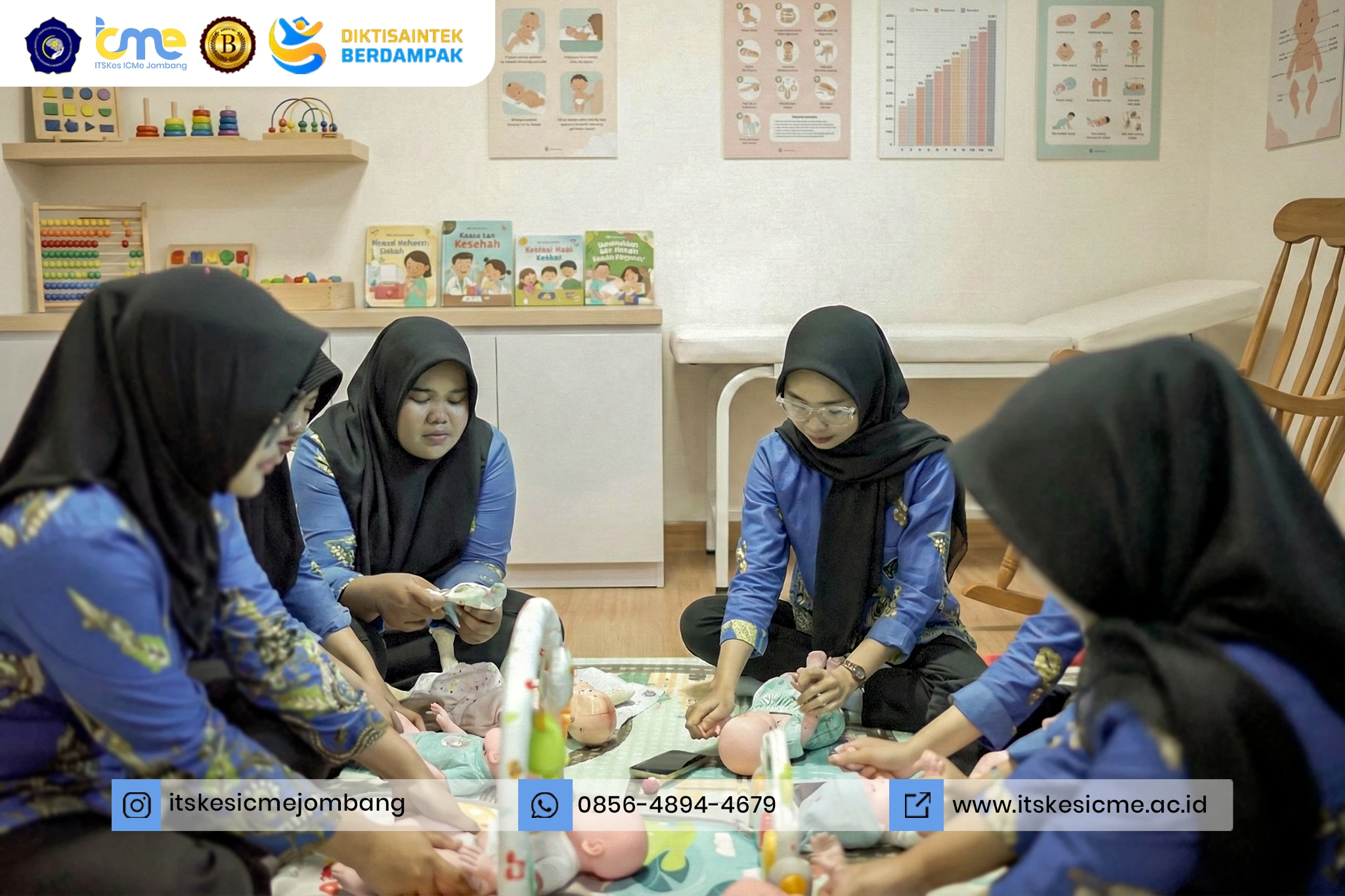 Jurusan Kebidanan Favorit Jawa Timur: ITSKes ICMe program D3, S1, Profesi Bidan dengan fasilitas lengkap & akreditasi terjamin. Daftar yuk!