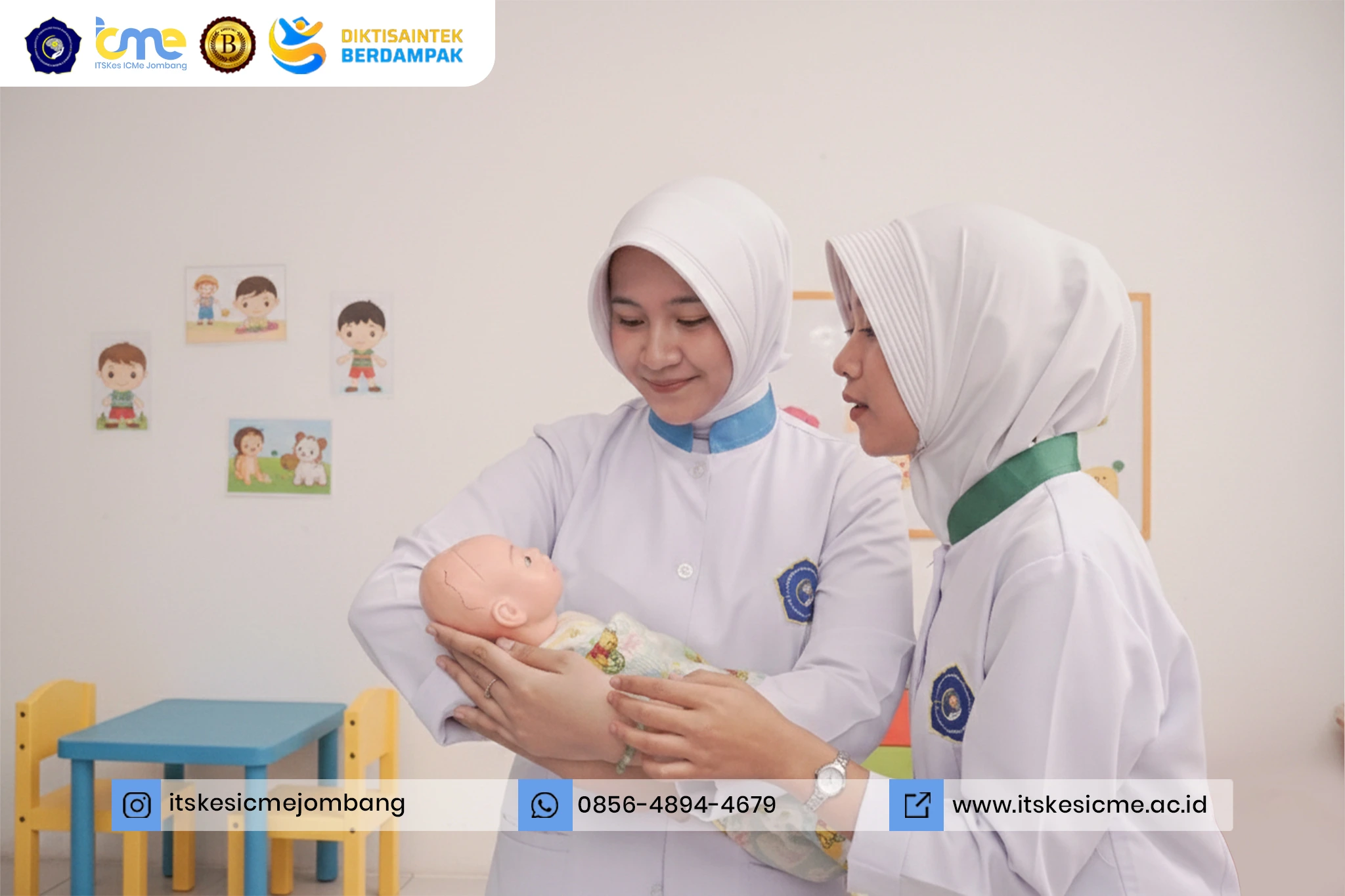 ITKes ICMe Jombang: Kampus Pilihan Jawa Timur akreditasi B, fasilitas lengkap, dan fokus pada tenaga medis yang humanis serta profesional.