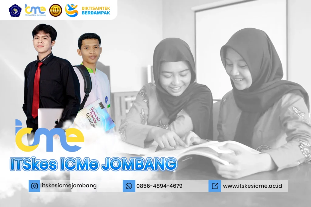 Kampus kesehatan terbaik Mojokerto – ITSKes ICMe Jombang dengan program keperawatan dan kebidanan, kerjasama CEDAR Jepang, fasilitas modern, dan peluang kerja luar negeri.