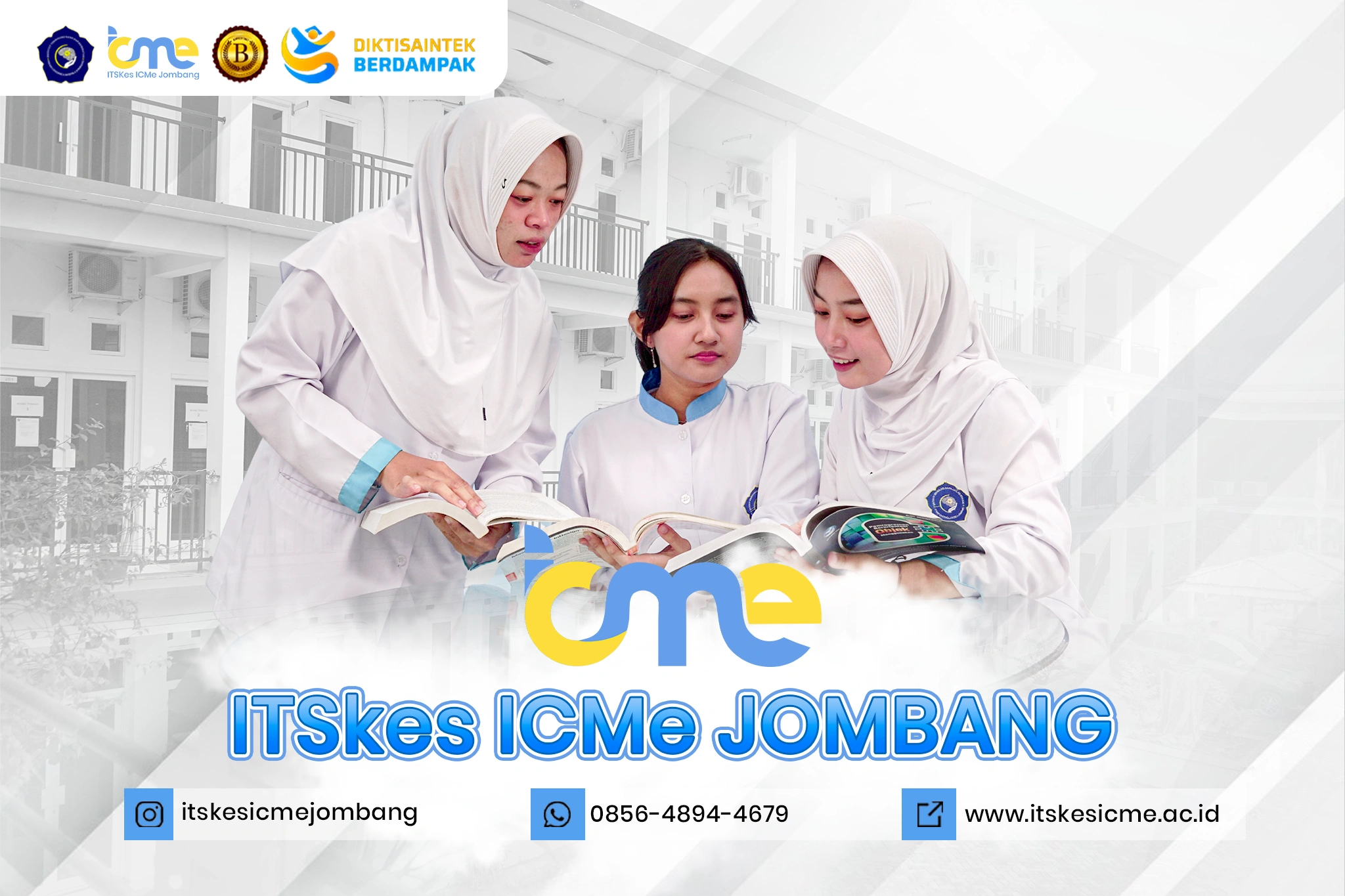 Sekolah Kebidanan Terbaik di Jawa Timur – ITSKes ICMe Jombang dengan program D3, S1, dan Profesi Bidan. Fasilitas modern, biaya terjangkau.