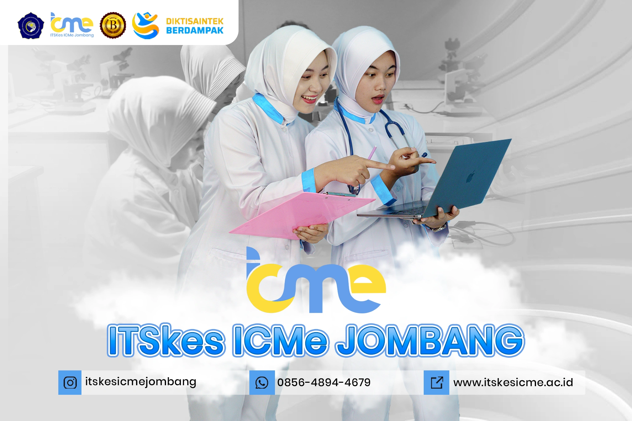 Institut kesehatan Unggulan di Jawa Timur – ITSKes ICMe Jombang dengan program keperawatan, kebidanan, dan TLM dengan biaya terjangkau.