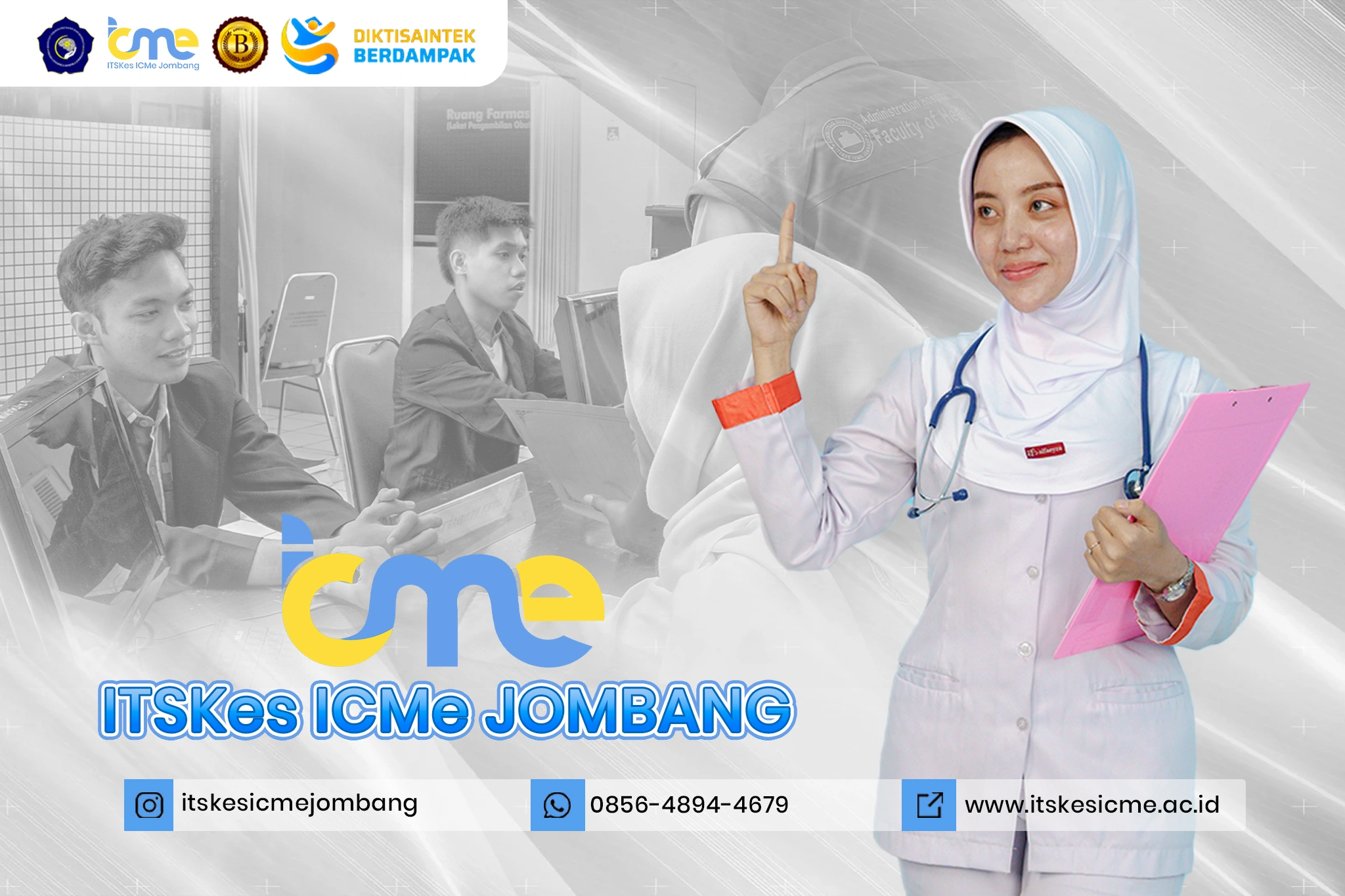 Institut kesehatan Terpercaya di Jawa Timur – ITSKes ICMe Jombang dengan program keperawatan, kebidanan, dan TLM dengan biaya terjangkau.