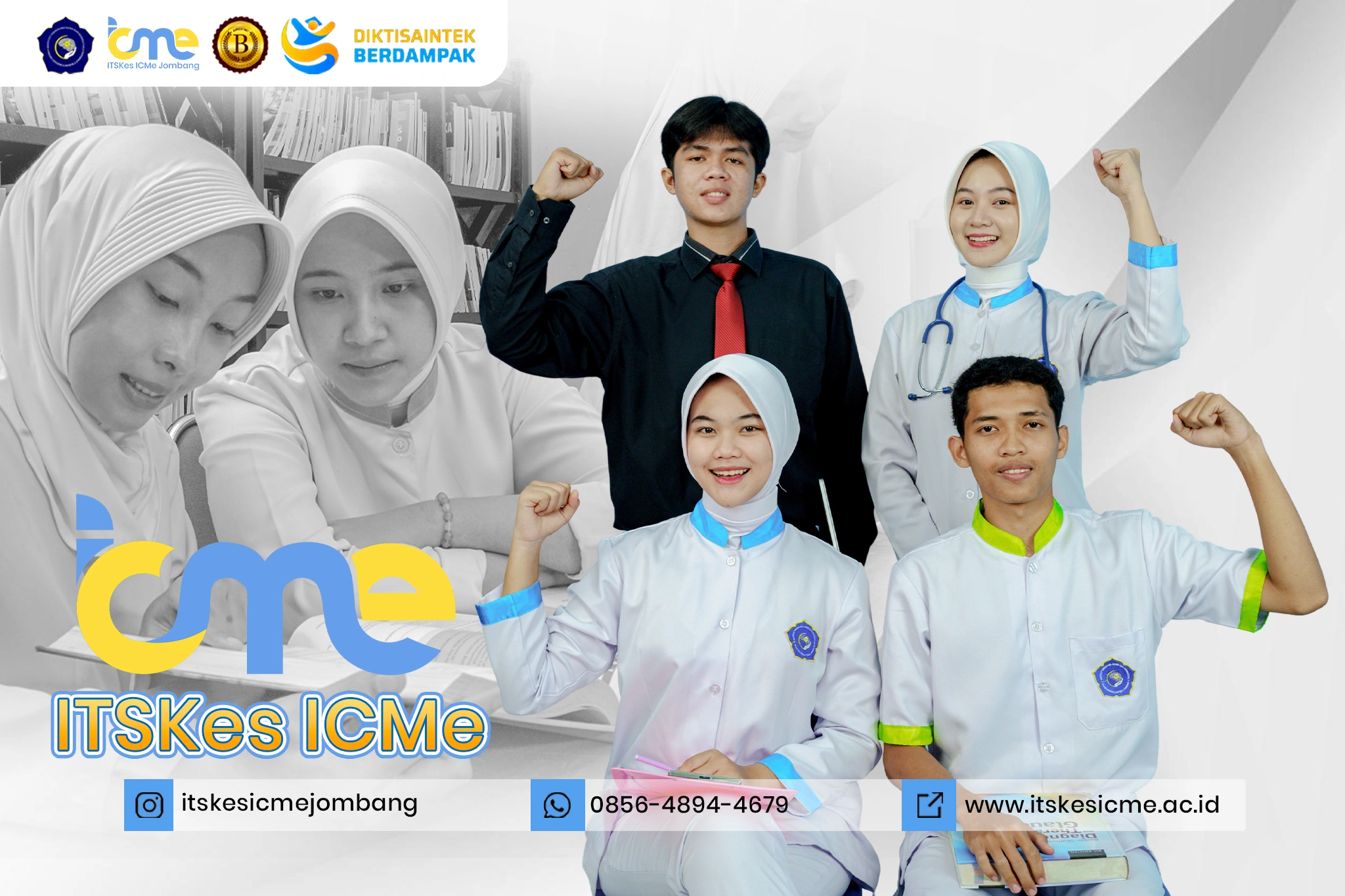 Institut kesehatan Terbaik di Jawa Timur – ITSKes ICMe Jombang dengan program keperawatan, kebidanan, dan TLM dengan biaya terjangkau.