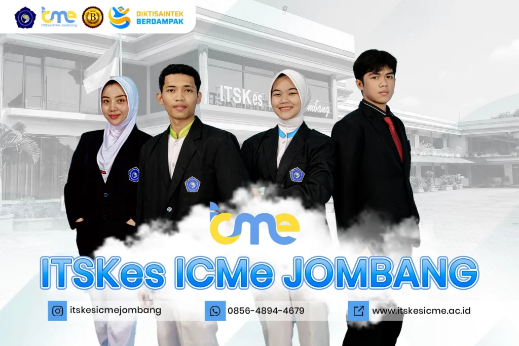 Kampus kebidanan terbaik Pare – ITSKes ICMe Jombang dengan program S1 Kebidanan, Profesi Bidan, dan peluang kerja luas.
