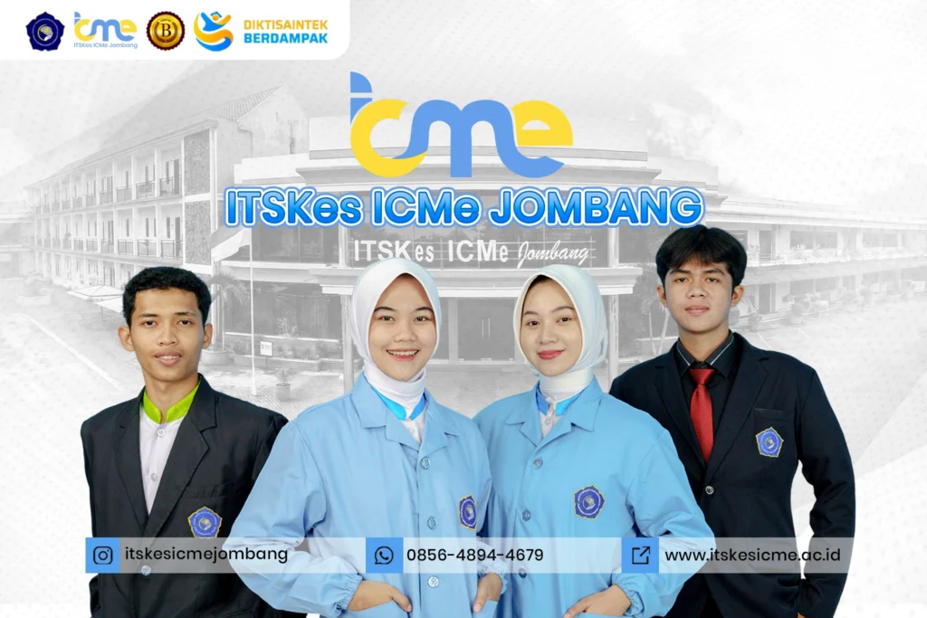 Kampus kebidanan terbaik Mojokerto – ITSKes ICMe Jombang dengan program S1 Kebidanan, Profesi Bidan, dan peluang kerja luas.